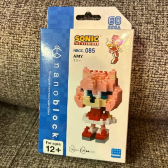 New in Box Sega Nanoblock #085 Amy Rose Sonic the Hedgehog NIB - Picture 1 of 2
